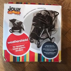 Jolly jumper baby stroller weathershield